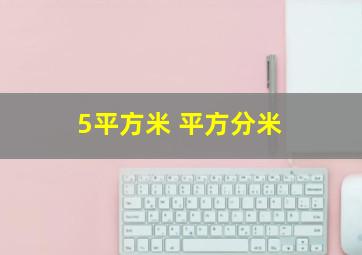 5平方米 平方分米